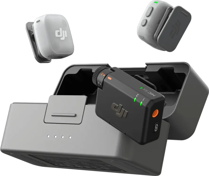 Dji Mic Mini 2, 2 Sender + 1 Empfänger + Ladeschale, Zustand: Wie Neu