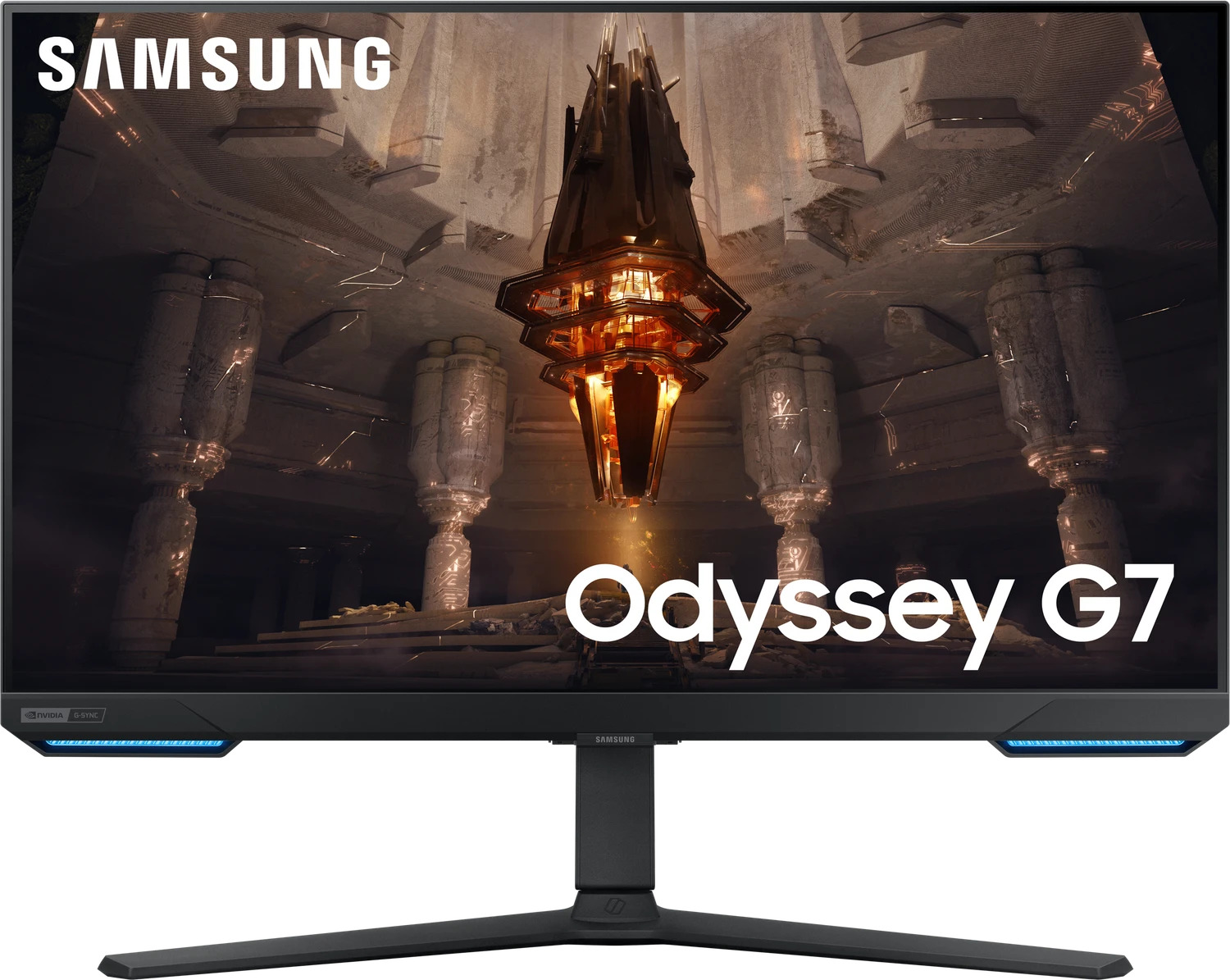 Samsung Odyssey G7 S32BG700EU Schwarz, 32 Zoll 4K UHD Gaming Monitor, 144 Hz, Smart TV Funktionen, mit Netzteil, ohne Fernbedienung | Zustand: Sehr Gut