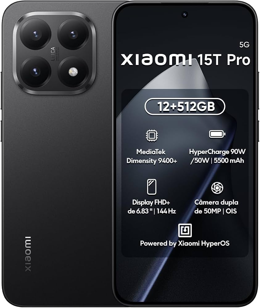 Xiaomi 15T Pro 512GB Schwarz , Mit Verpackung | Hülle | SimLock: Frei | Zustand: Sehr Gut | Farbe: schwarz | Akku: 97% – Bild 2