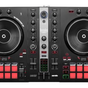 Hercules DJControl Inpulse 300 MK2 Schwarz, 2-Deck DJ-Controller mit Beatmatch Guide, kompatibel mit Serato DJ und DJUCED, inkl. Verpackung und Kabel  | Zustand: Sehr Gut