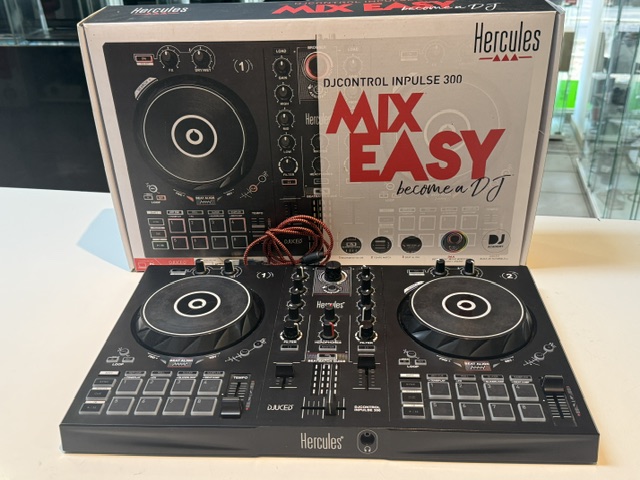 Hercules DJControl Inpulse 300 MK2 Schwarz, 2-Deck DJ-Controller mit Beatmatch Guide, kompatibel mit Serato DJ und DJUCED, inkl. Verpackung und Kabel | Zustand: Sehr Gut – Bild 2