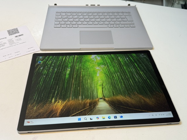 Microsoft Surface Book 2, i7, 16GB, 512GB, Intel Core i7-8650U, GTX 1060, Originales Ladegerät, kleiner Pixelfehler | Zustand: In Ordnung – Bild 3