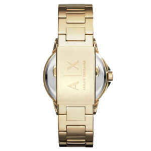 Armani Exchange Lady Banks AX4321 Silber, Elegante Damen-Armbanduhr aus Edelstahl mit Quarzwerk, silberfarbenem Zifferblatt und Steinbesatz. | Zustand: Gut