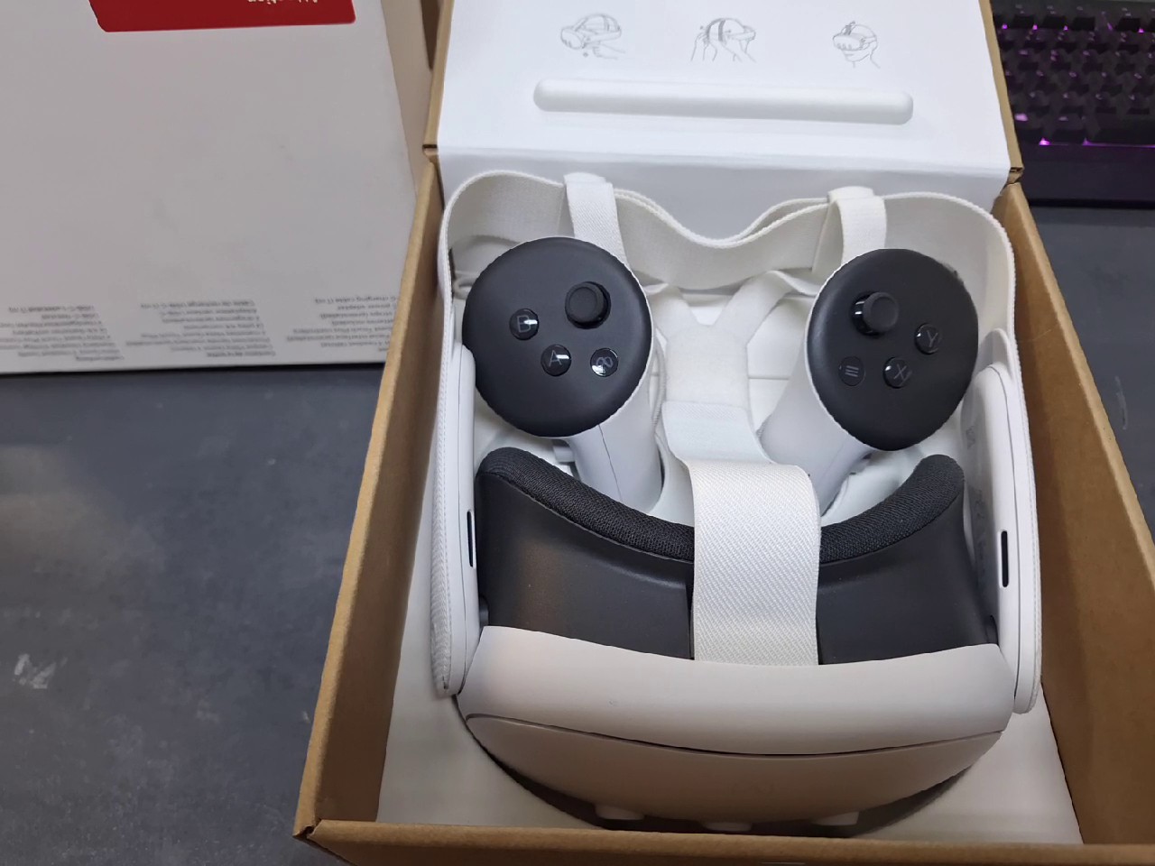 Meta Quest 3 512GB Weiß, VR-Headset, 512 GB Speicher, inkl. OVP und MediaMarkt-Rechnung vom 18.12.2025 | Zustand: Sehr Gut | Farbe: weiss – Bild 2
