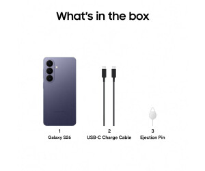Samsung Galaxy S26 256GB, leichte Gebrauchsspuren, wie neu, 3 Ladezyklen, Erstverwendung 29.06.2026, ohne OVP | SimLock: Frei | Zustand: Sehr Gut | Farbe: cobalt violet | Akku: 100% – Bild 5