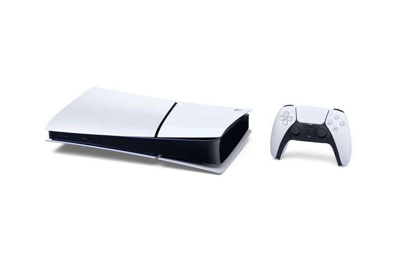 Sony PlayStation 5 Slim Digital Edition Weiß, Wie neu, ohne Verpackung, inkl. Controller und aller Kabel | Zustand: Sehr Gut | Farbe: weiss