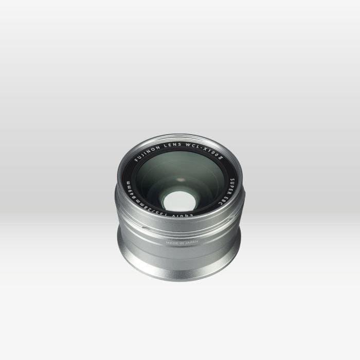 Fujifilm WCL-X100 II Silber, Weitwinkel-Konverter für X100-Serie, Vergrößerung 0.8x, Zubehör: OVP, Deckel | Zustand: Neu – Bild 2