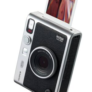 Fujifilm Instax mini Evo, Black, Hybride Sofortbildkamera mit digitalen Funktionen, 10 Objektiv- und 10 Filmeffekten, inklusive OVP. | Zustand: Sehr Gut