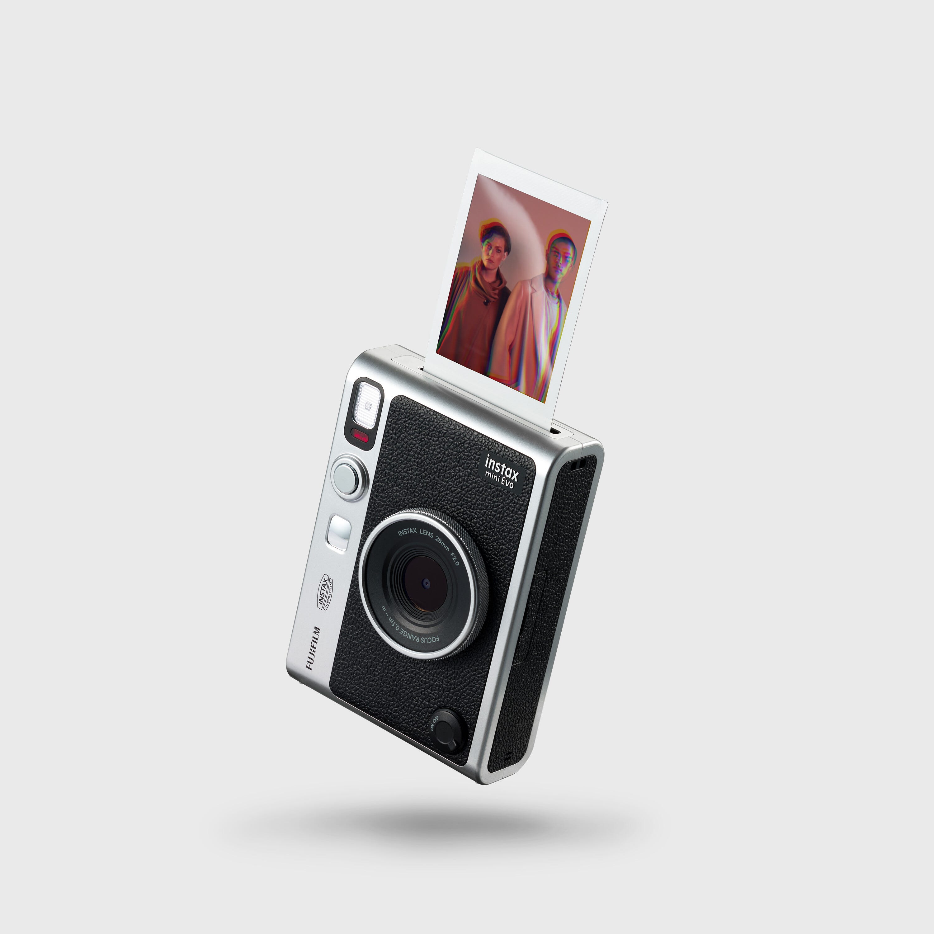 Fujifilm Instax mini Evo, Black, Hybride Sofortbildkamera mit digitalen Funktionen, 10 Objektiv- und 10 Filmeffekten, inklusive OVP. | Zustand: Sehr Gut – Bild 2