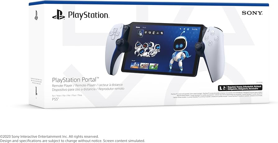 Sony PlayStation Portal Weiß, Remote Player für PlayStation 5, Handheld-Streaming-Gerät, in Originalverpackung (ovp) | Zustand: Neu | Farbe: weiss