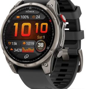Garmin Fenix 8 Pro 51mm AMOLED Schwarz Titan, Multisport GPS-Smartwatch, Saphirglas, OVP, Ladekabel, Rechnung vom 30.04.2026 | Zustand: Sehr Gut