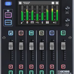 Boss Gigcaster 5 Schwarz, Streaming-Mixer für Musiker, integrierte Effekte, Touchscreen, in OVP | Zustand: Sehr Gut