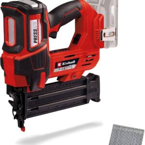 Einhell Professional Fixetto 18/50 N Rot, Akku-Nagler Solo, PressAir-Technologie, für 15-50 mm Nägel, max. 60 Schuss | Min, LED-Licht | Zustand: Neu