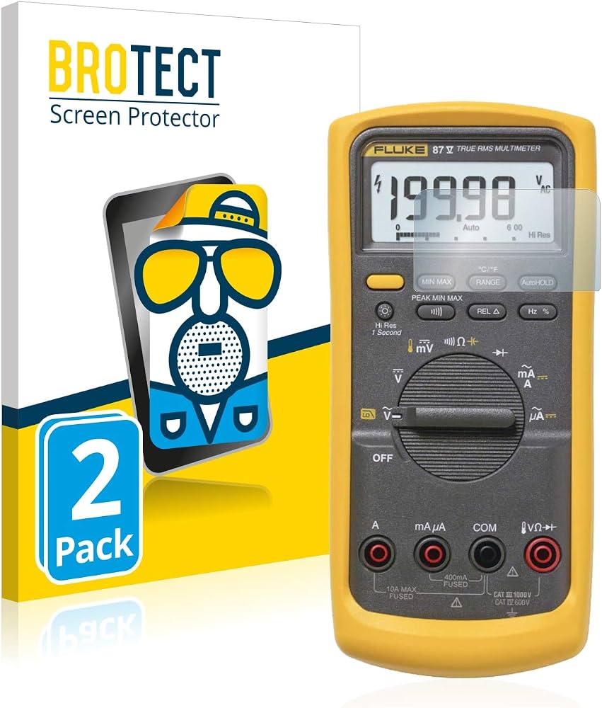 Fluke 87V Gelb, Digitales True-RMS Industriemultimeter mit LC-Display und Originalverpackung (OVP) | Zustand: Sehr Gut