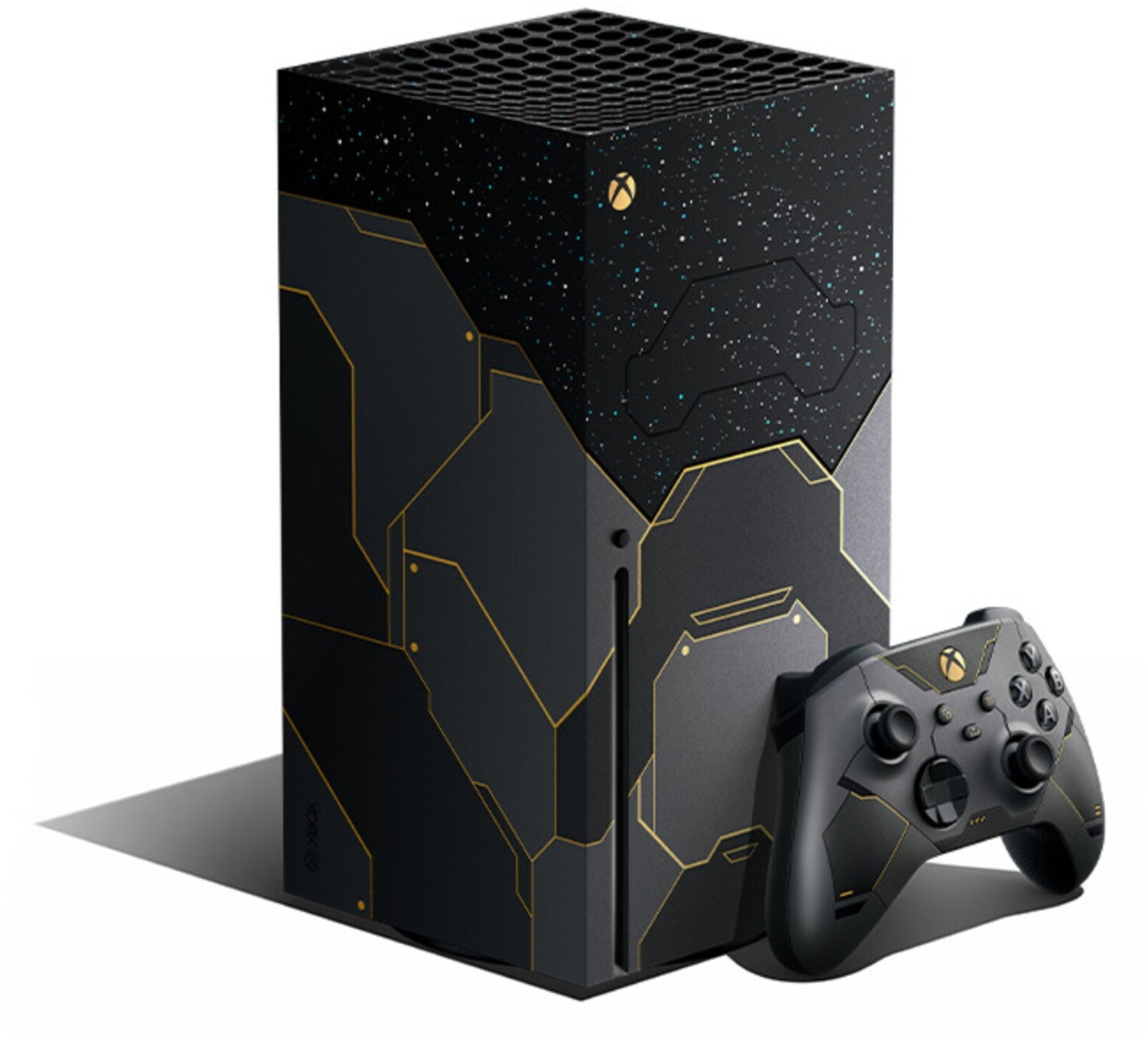 Microsoft Xbox Series X Halo Infinite 2021, OVP1TB SSD, Limited Edition, OVP, Actung: Controller linke Seite Stickdrift defekt | Zustand: Sehr Gut | Farbe: schwarz