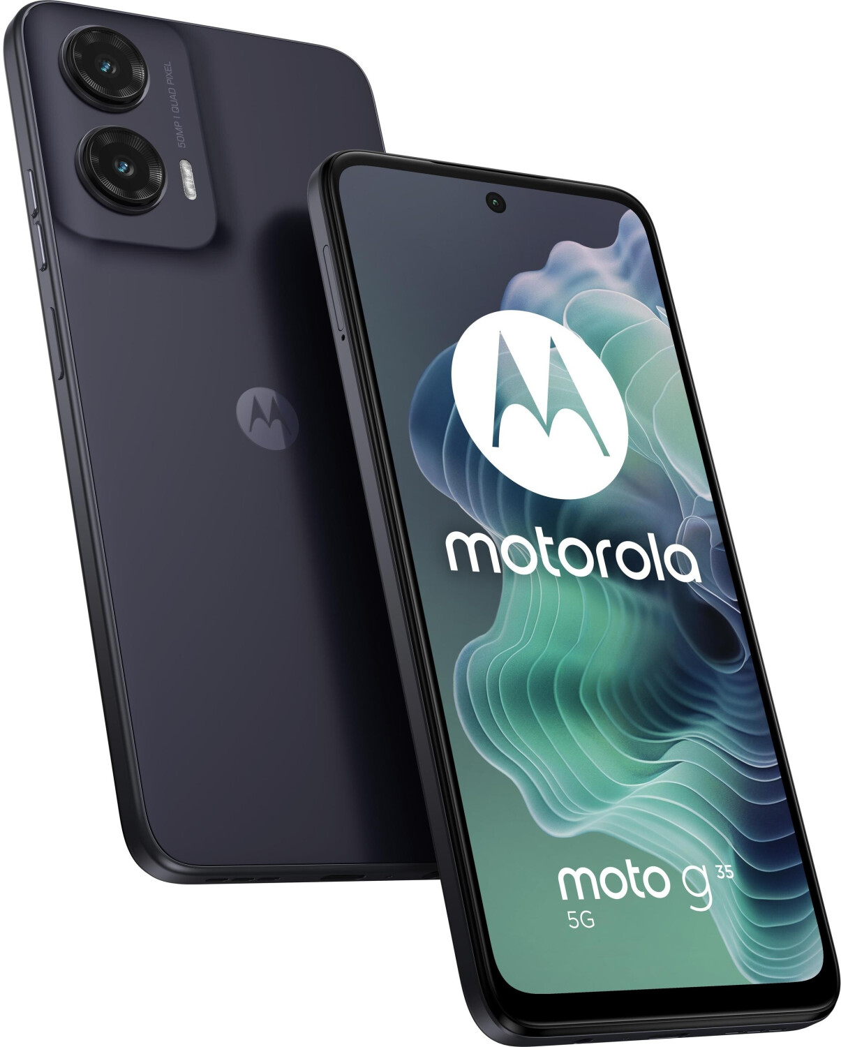 Motorola Moto G35 5G, 128GB, 4GB RAM, 50 MP Kamera, 5000 mAh Akku, Android 14, Dual-SIM | SimLock: Frei | Zustand: Sehr Gut | Farbe: schwarz | Akku: