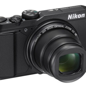 Nikon Coolpix S9900 2015 Schwarz, Kompaktkamera mit 16 MP, 30x optischem Zoom, drehbarem Display, WLAN, GPS, 1x Akku ohne Ladegerät | Zustand: Gut