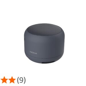 Nokia Portable Wireless Speaker 2 Blau 2022, Kompakter Bluetooth-Lautsprecher mit 5W Sound, bis zu 22 Std. Akkulaufzeit und IPX7 Wasserschutz | Zustand: Wie Neu