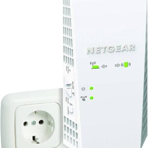 Netgear EX7300 Nighthawk X4 Weiß, AC2200 WLAN-Mesh-Repeater für Steckdosen, Dual-Band, Gigabit-Port, OVP | Zustand: Neu