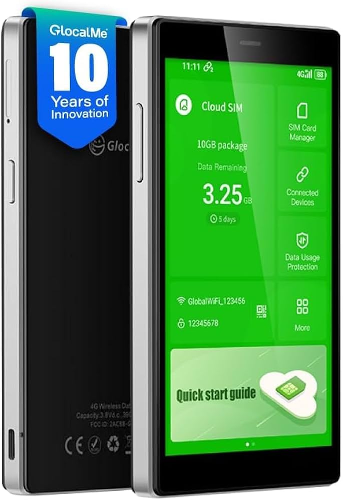 GlocalMe G4 Pro, Mobiler 4G LTE WLAN Router, OVP, keine SIM-Karte nötig | Zustand: Sehr Gut – Bild 2