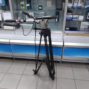 Vinten Vision 3, Professionelles Stativsystem mit Fluid-Stativkopf Vision 3 sowie Canon FFC-15 und Canon ZSD-15M Zoom- | Fokus-Bedngriffen | Zustand: Sehr Gut