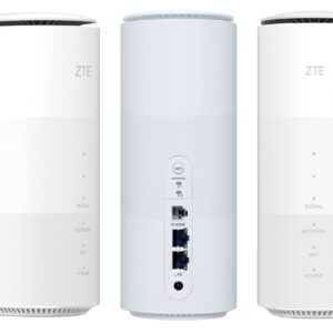 ZTE MC801A 5G Router Weiß, Stationärer 5G- und LTE-WLAN-Router mit Wi-Fi 6, Gigabit-LAN-Anschlüssen und Telefonanschluss | Zustand: Sehr Gut