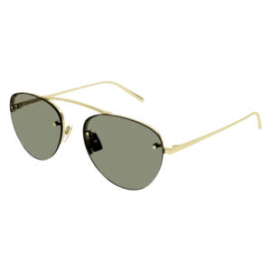 Saint Laurent SL 575 Gold Grün, Stilvolle Saint Laurent Sonnenbrille inklusive Etui, ideal für einen eleganten Look | Zustand: Gut | Farbe: rosa