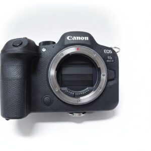 Canon EOS R6 Mark II  schwarz, 24,2 MP Vollformat-Sensor, 4K60p Video, RF-Mount, OVP, Gurt, Handbuch, ohne Objektiv, ohne Ladegerät | Zustand: Sehr Gut
