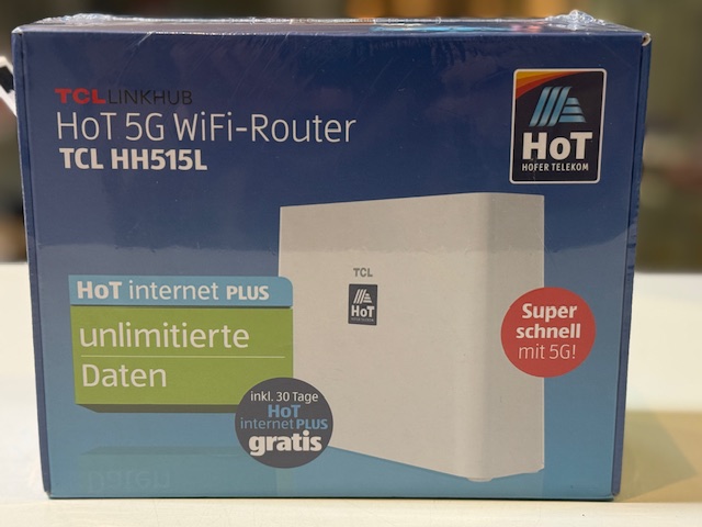 TCL Linkhub HH515L Weiß, HoT 5G Wi-Fi-Router, unlimitierte Daten, OVP | Zustand: Neu
