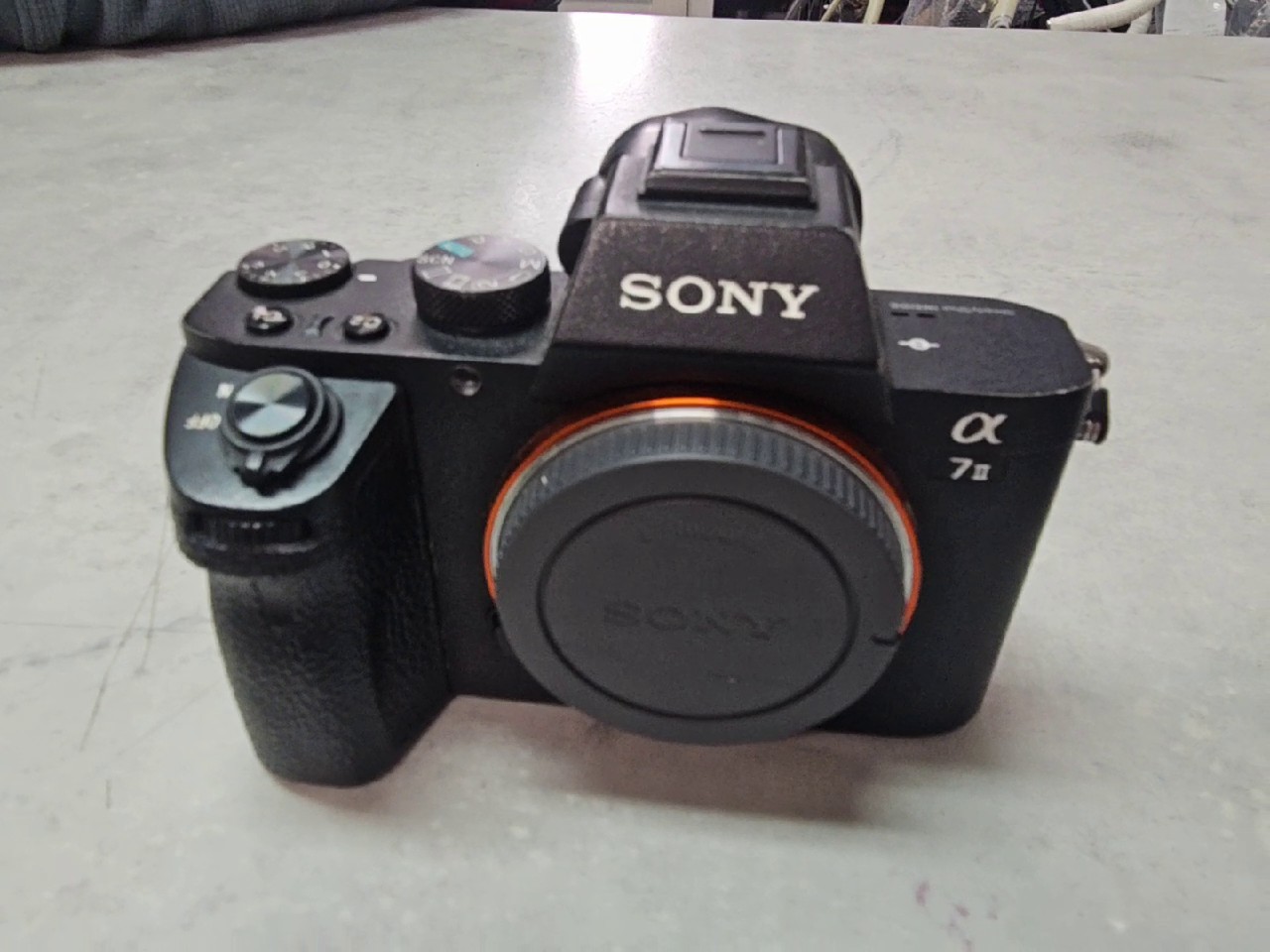 Sony Alpha 7 II Schwarz 2014, ohne Ladegerät mit akku Vollformat Systemkamera mit 24,3 MP, E-Mount Bajonett und 5-Achsen-Bildstabilisator | Zustand: Gut – Bild 5