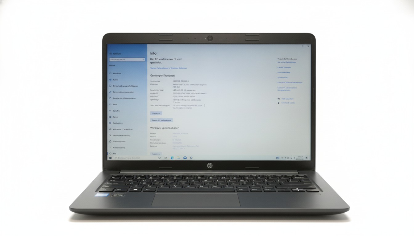 HP Laptop 15s Grau, AMD Ryzen 3 3250U, 8GB RAM, 256GB SSD, 15,6 Zoll Display | Zustand: Sehr Gut – Bild 2