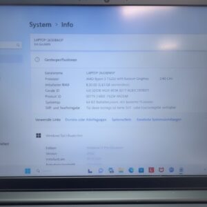 Lenovo V14 G4 AMN Schwarz, 14 Zoll FHD, AMD Ryzen 3 7320U, 8GB RAM, 256GB SSD | Zustand: Gut