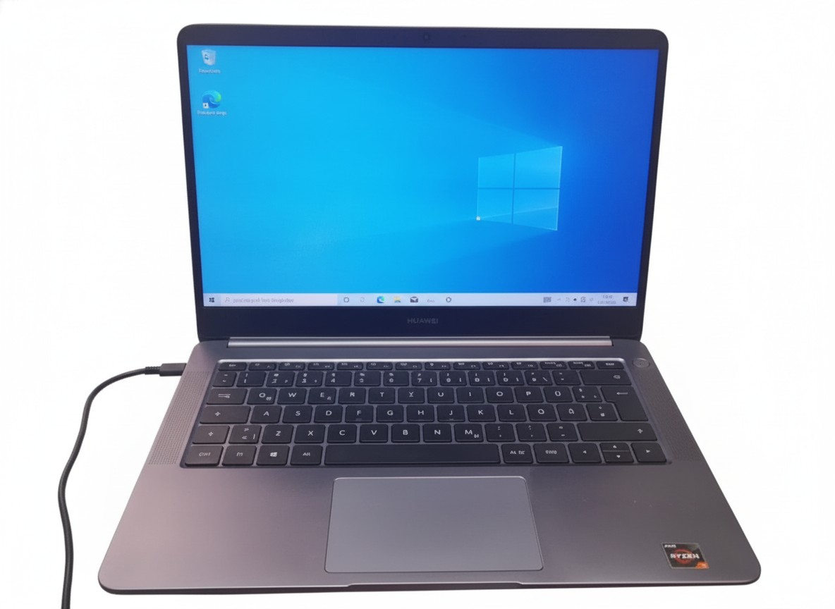 Huawei MateBook D 14 (2018) Grau, AMD Ryzen 5 2500U, 8GB RAM, 256GB SSD, inkl. Nachbau-Netzteil | Zustand: Gut – Bild 2