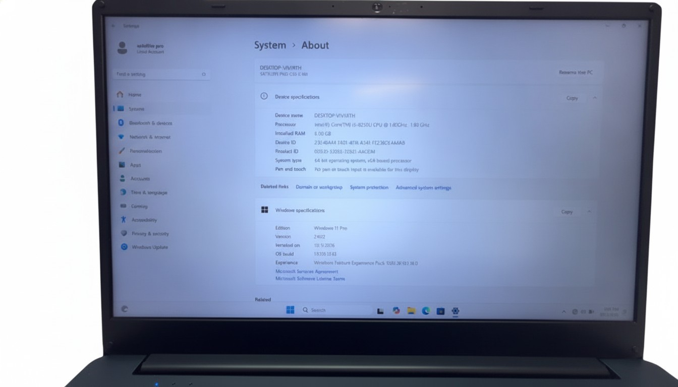 Dynabook Satellite Pro A50-E Schwarz, Intel Core i5-8250U, 8 GB RAM, 512 GB SSD, 15,6 Zoll Full HD, Windows 11 Pro | Zustand: Gut – Bild 2