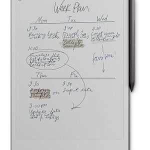 reMarkable Paper Pro, Marker Plus, warmes Schwarz, 11,8 Zoll E-Ink Farb-Display, integrierter Radiergummi, präzises Stift-Schreibgefühl | Zustand: Sehr Gut