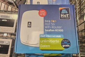Bea-fon R510D Weiß, 2024, HoT 5G WLAN-Router mit WiFi 6, unlimitierte Daten und inklusive 30 Tage HoT Internet gratis | Zustand: Neu