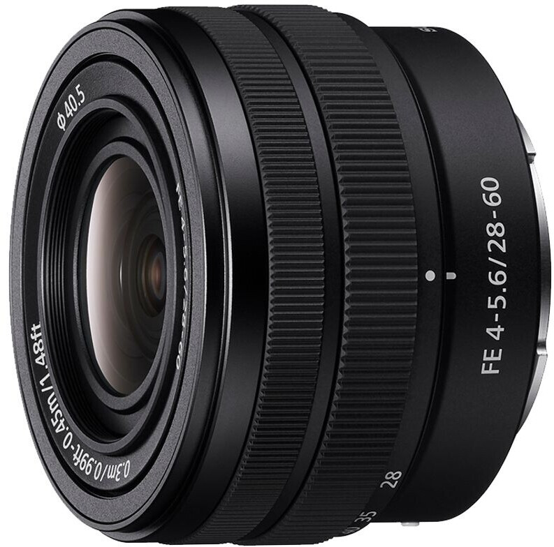 Sony FE 28-60mm F4-5.6 SEL2860 Schwarz, Standard-Zoom-Objektiv für E-Mount Vollformatkameras, kompakt und leicht, in OVP | Zustand: Sehr Gut
