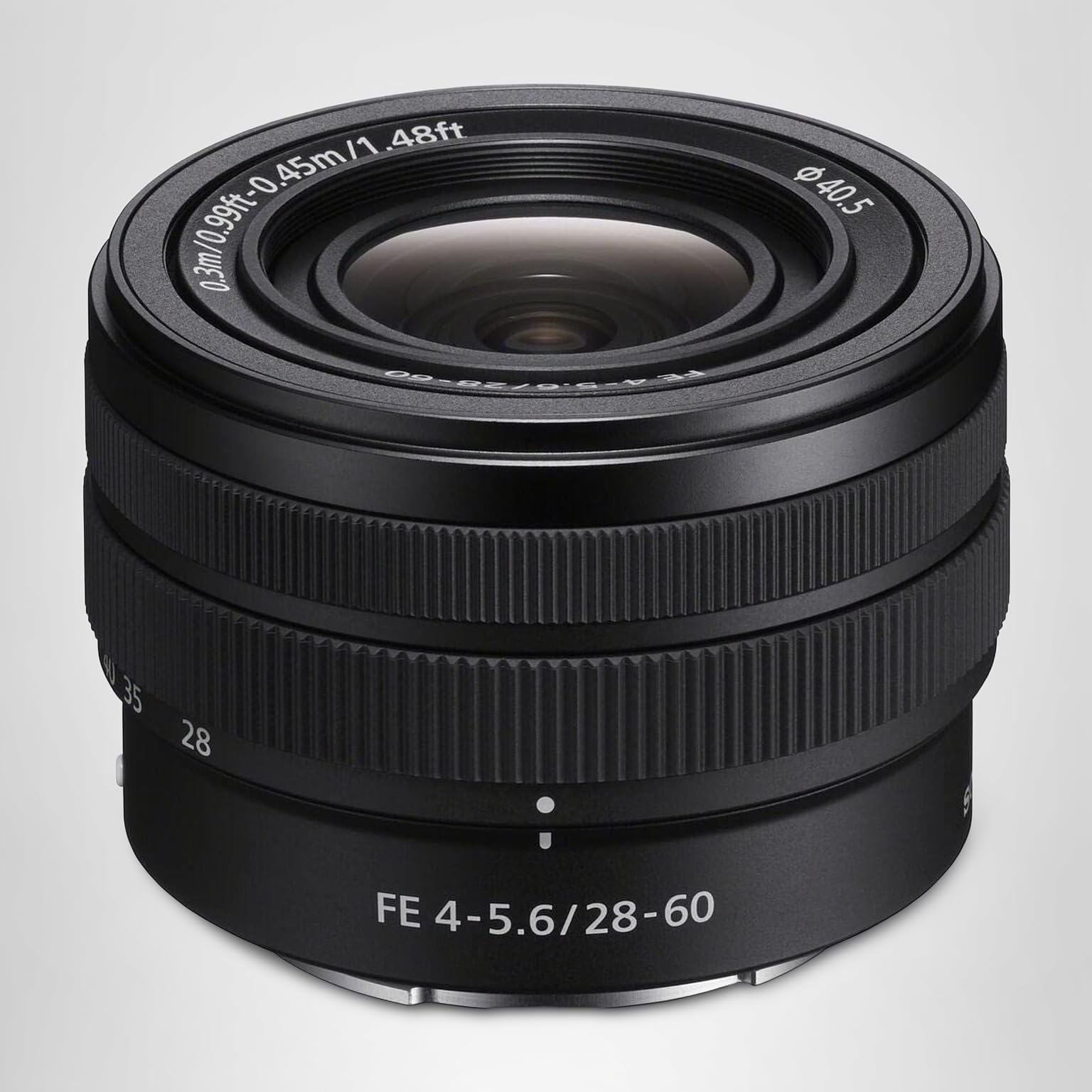 Sony FE 28-60mm F4-5.6 SEL2860 Schwarz, Standard-Zoom-Objektiv für E-Mount Vollformatkameras, kompakt und leicht, in OVP | Zustand: Sehr Gut – Bild 2