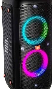 JBL PartyBox 300, 2018, Schwarz, Tragbarer Bluetooth-Partylautsprecher, 240W, mit dynamischen Lichteffekten und integriertem Akku | Zustand: Gut