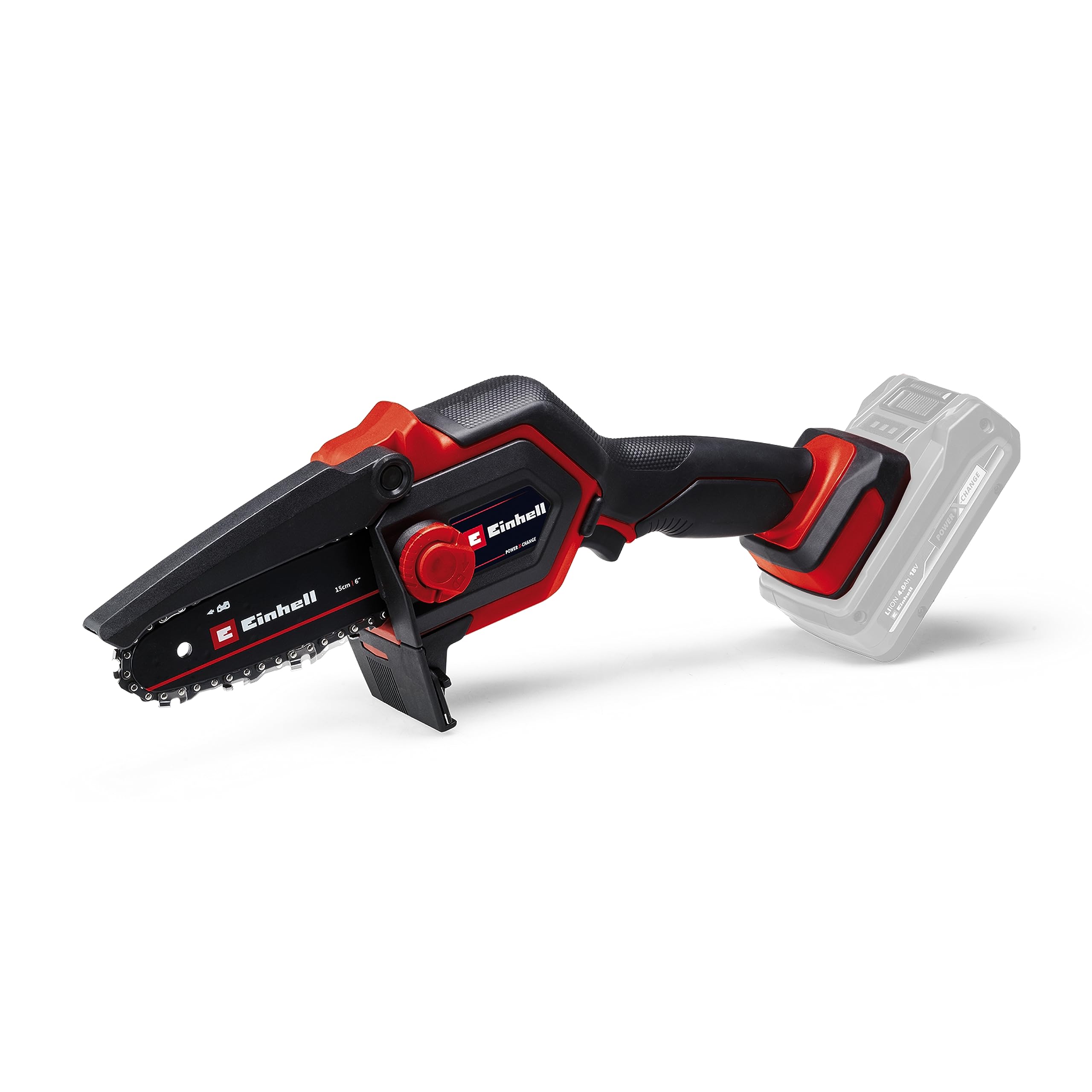 Einhell Akku-Astkettensäge GE-PS 18/15 Li BL, Inklusive 18V Power X-Change Akku und Ladegerät für die flexible Gartenpflege. | Zustand: Neu