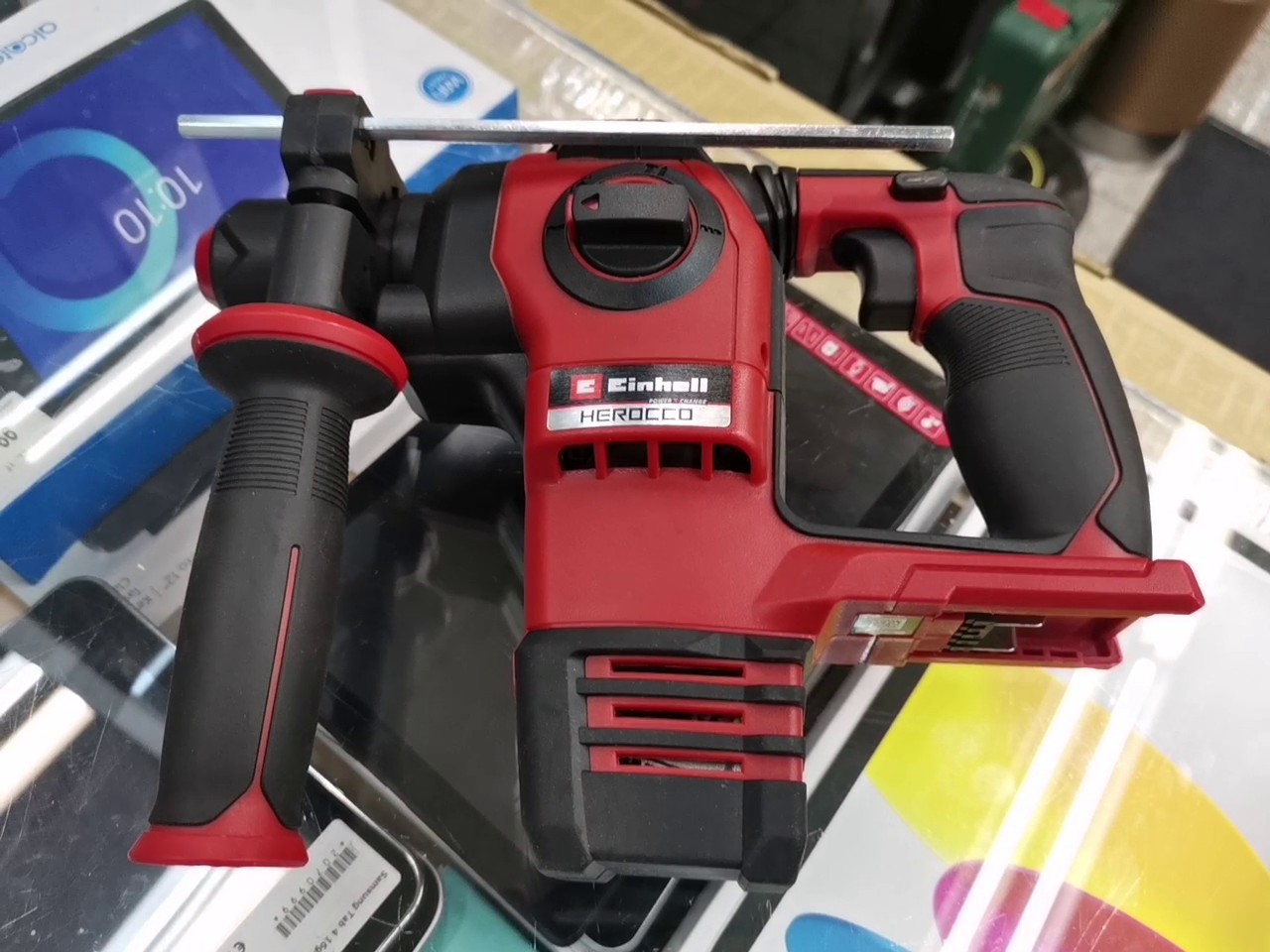 Einhell Herocco 18/20 Akku-Bohrhammer, Bürstenloser Akku-Bohr- und Meißelhammer, 18V Power X-Change, SDS-plus Aufnahme, solo ohne Zubehör | Zustand: Neu