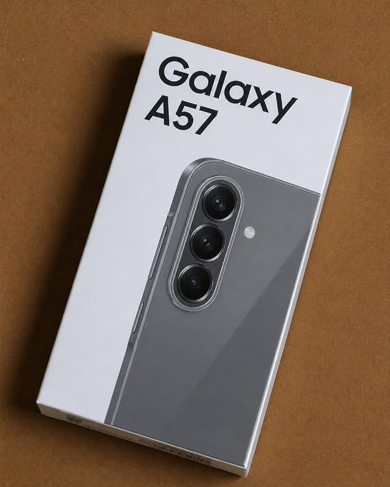 Samsung Galaxy A57 5G 128GB, 128GB Speicher, 5G-fähig, in Originalverpackung (OVP) | SimLock: Frei | Zustand: Neu | Farbe: schwarz | Akku: 100%