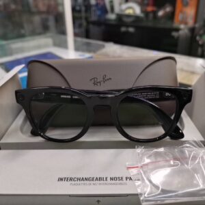 Ray-Ban Meta Scriber Optics 0RW7002 Schwarz, Intelligente AI-Brille Gen 2, Kunststoff, Panto-Design, in OVP | Zustand: Neu