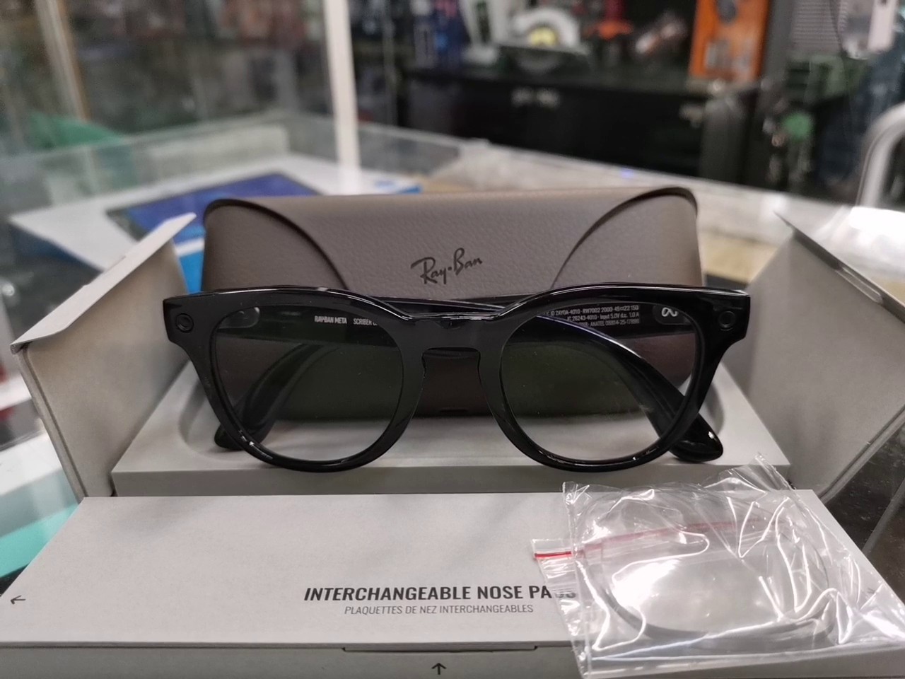 Ray-Ban Meta Scriber Optics 0RW7002 Schwarz, Intelligente AI-Brille Gen 2, Kunststoff, Panto-Design, in OVP | Zustand: Neu