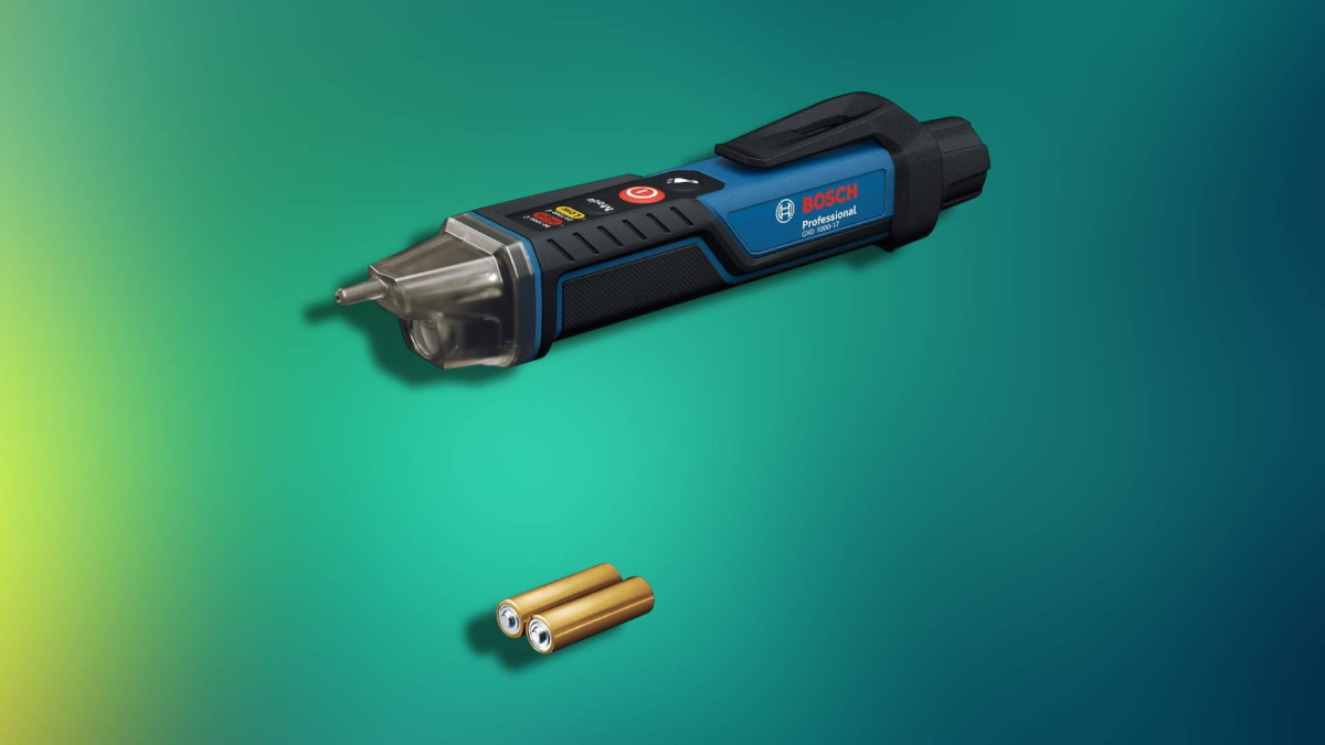Bosch Professional GVD 1000-17, blau, Berührungsloser Spannungsprüfer (24-1000 V AC), IP67 staub- und wasserdicht, mit Taschenlampe und ovp | Zustand: Neu