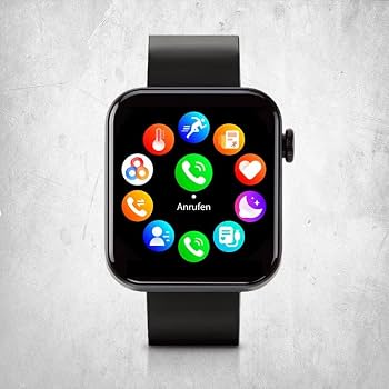 MediaShop Kendox Life Tracker Schwarz, Smartwatch und Fitnessuhr, 24 | 7 Vitalwert-Überwachung, 18 Sportmodi, inkl. Ladegerät und OVP | Zustand: Gut – Bild 4