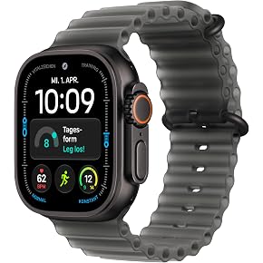Apple Watch Ultra 4 2026 Schwarz, Ocean Armband Schwarz, OVP, mit org. Rechnung vom 02.10.2026 | Zustand: Neu