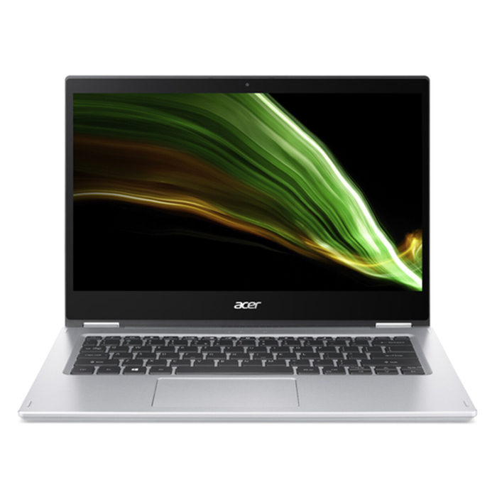 Acer Spin 1 SP114-31 Silber, 14 Zoll Full HD Touchscreen, Intel Celeron N5100, 4 GB RAM, 128 GB eMMC, Windows 11 Home, mit Netzteil | Zustand: Sehr Gut