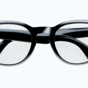 Ray-Ban Meta Scriber Optics Schwarz, Intelligente AI-Brille im Panto-Design mit integrierter Kamera und Open-Ear-Lautsprechern | Zustand: Neu