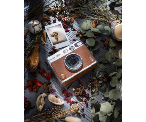 Fujifilm Instax Mini Evo Braun, Hybrid-Sofortbildkamera mit LCD-Screen, Bluetooth, Smartphone-Druck und OVP | Zustand: Neu